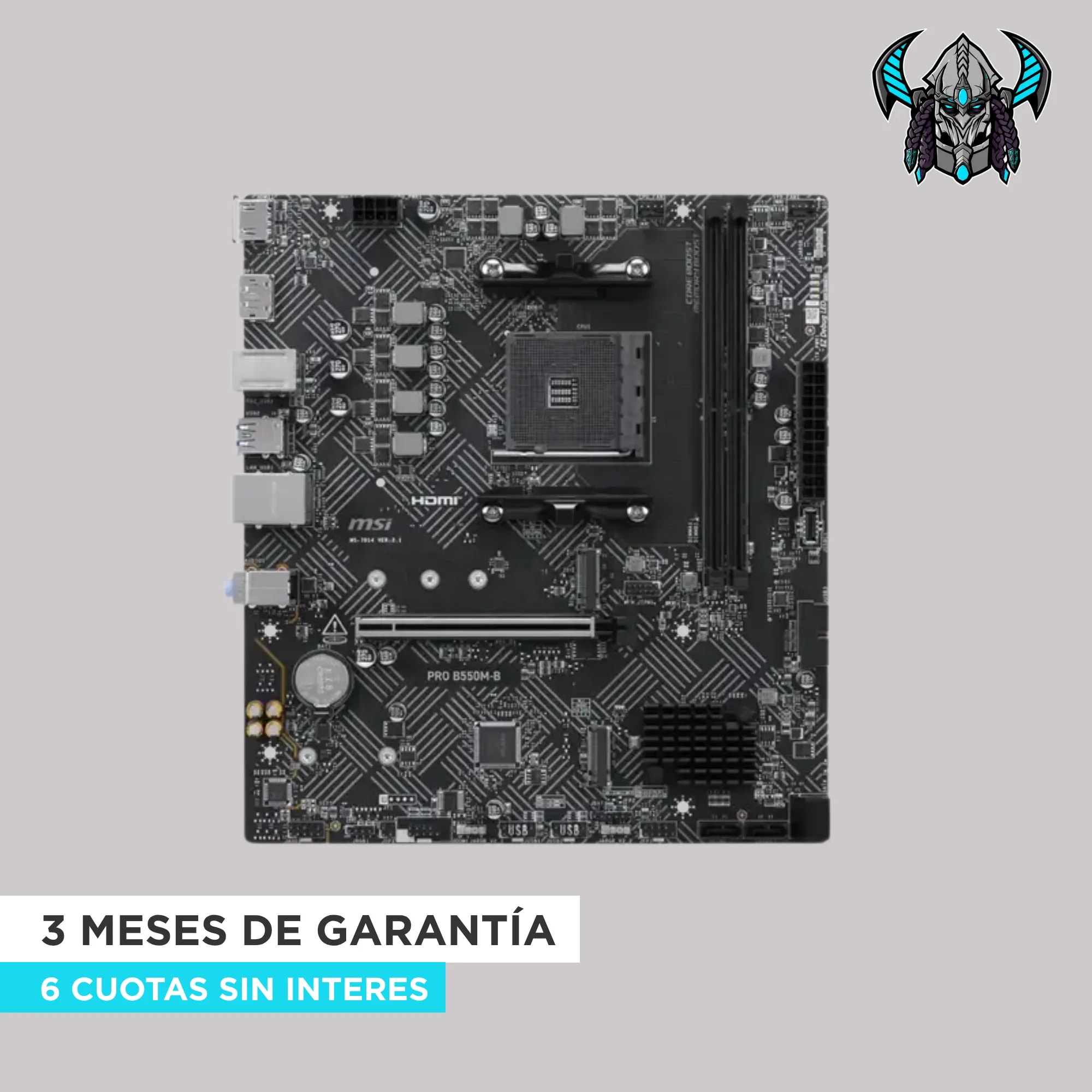 MOTHERBOARD B550M-B MSI PRO
