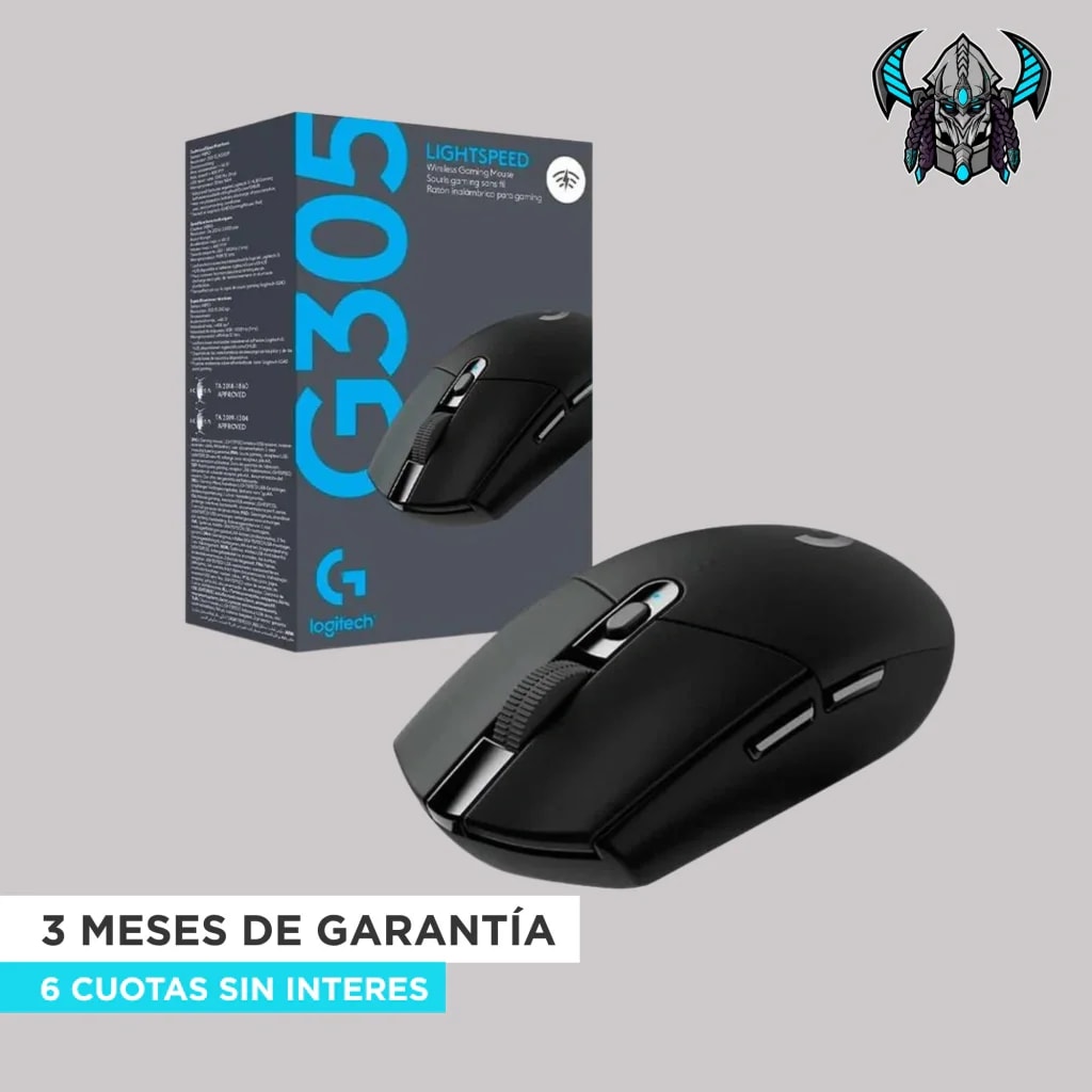 MOUSE LOGITECH G305 LIGHTSPEED BLACK