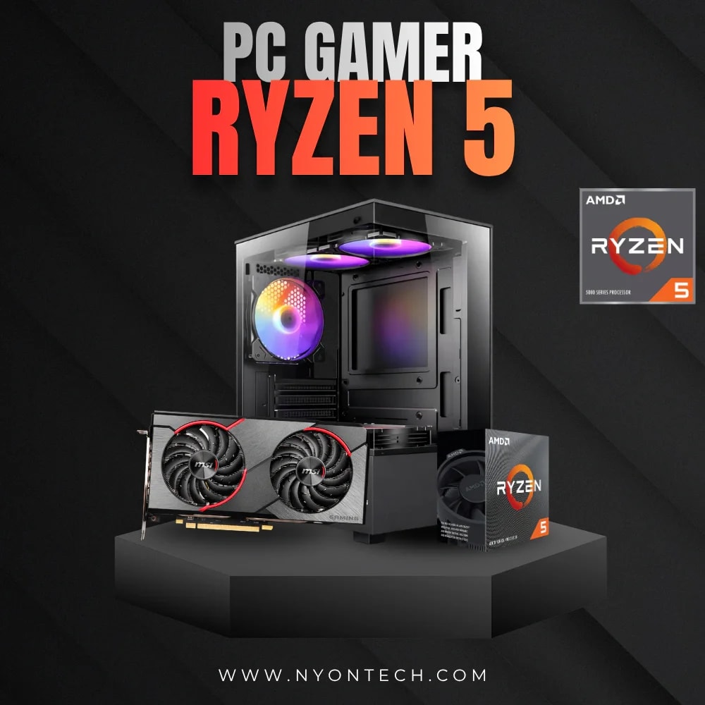 PC GAMER RYZEN 5 5500 + 5600 XT 6GB