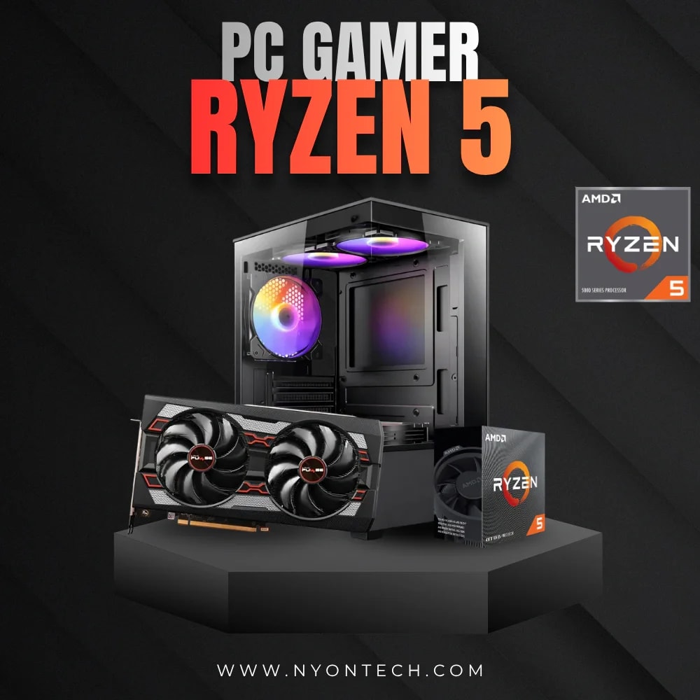 PC GAMER RYZEN 5 5500 + 5700 XT 8GB