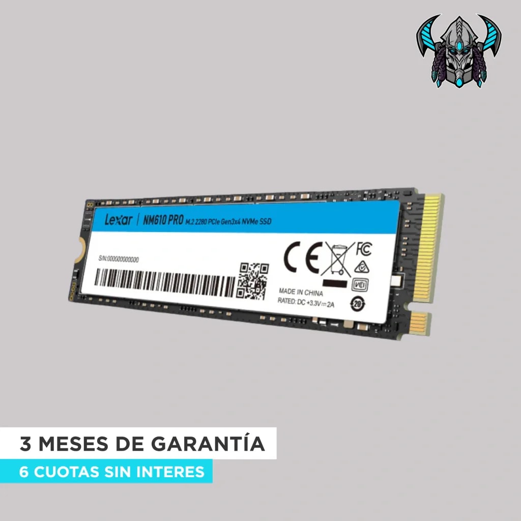 SSD NVME 3.0 LEXAR NM610 PRO 500GB