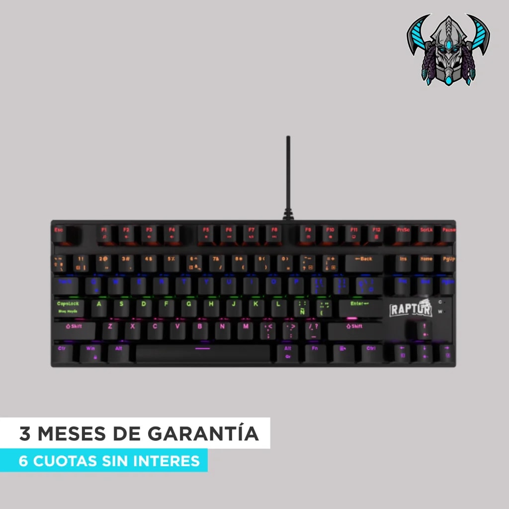 TECLADO MECÁNICO RAPTOR FIRECLAW M87