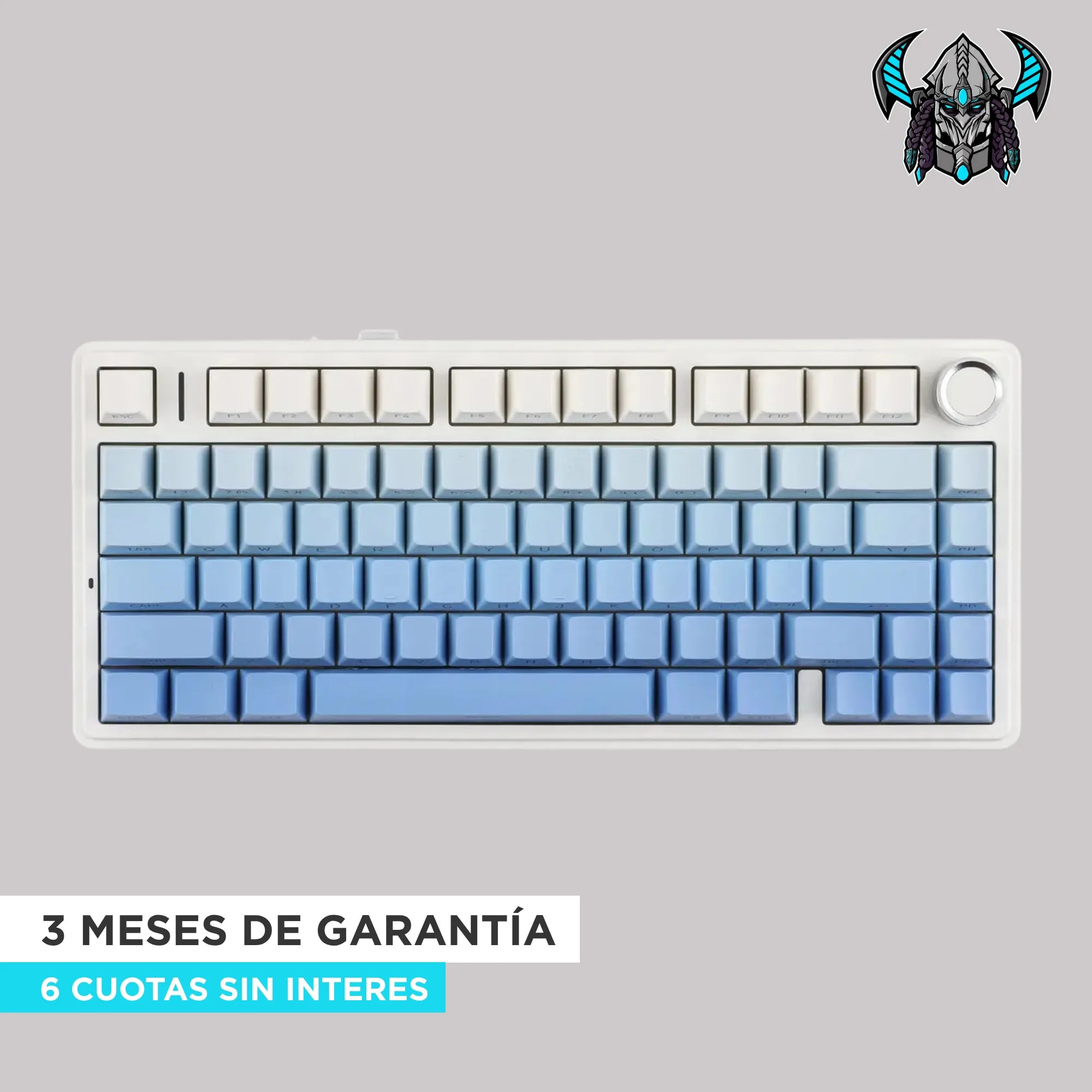 TECLADO MECÁNICO AULA F75 WIRELESS B&C 1