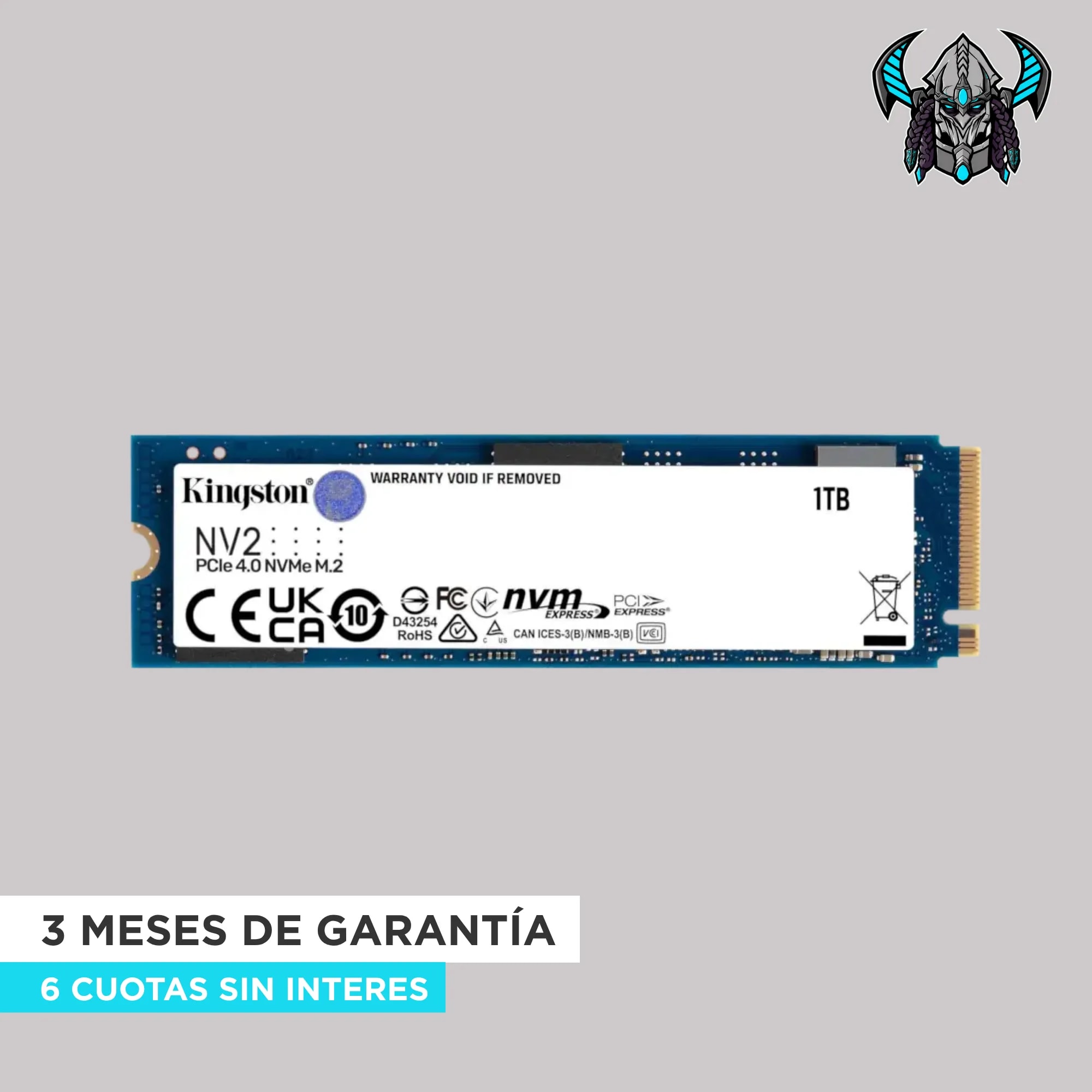 SSD NVME 4.0 KINGSTON NV2 1TB