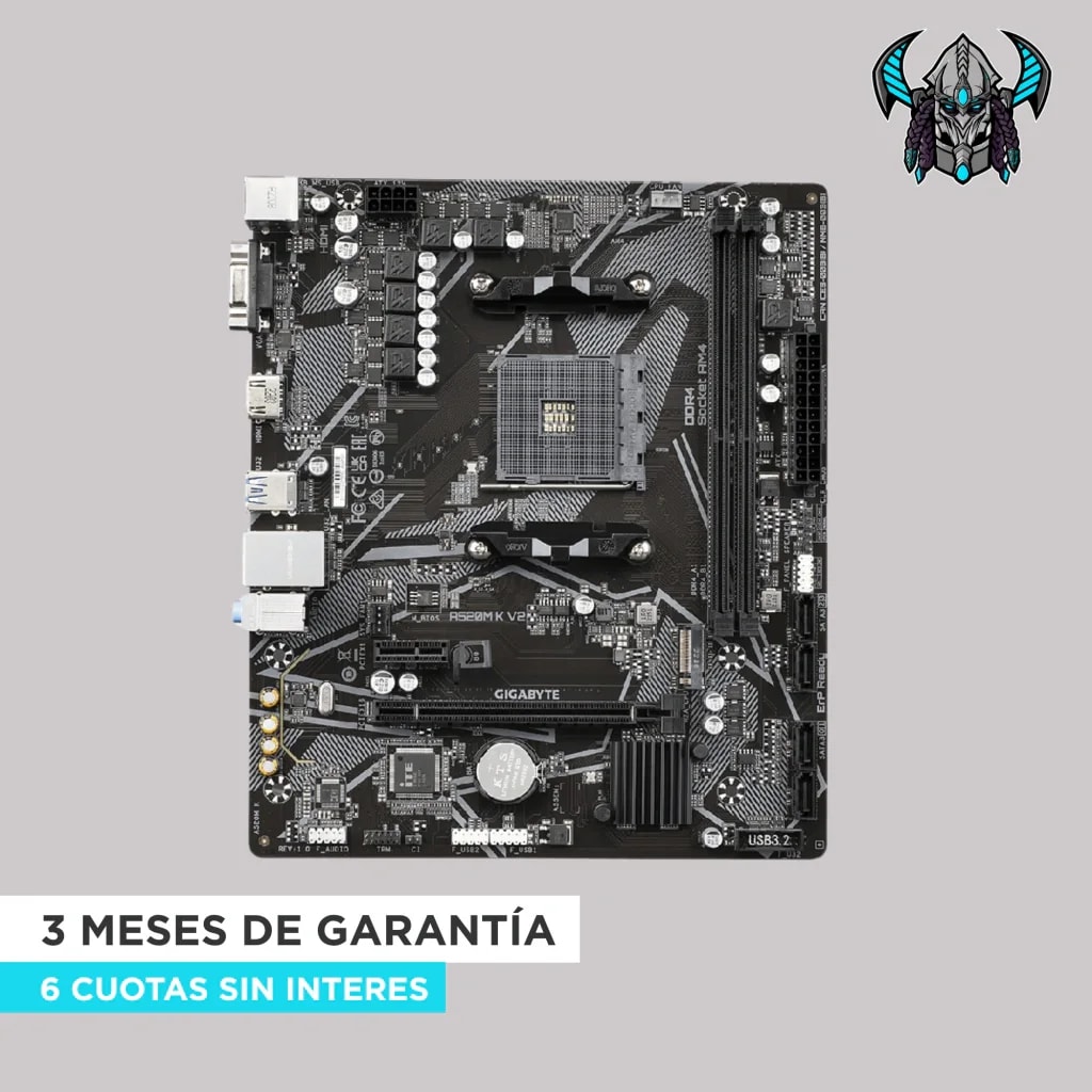 MOTHERBOARD A520M GIGABYTE K V2